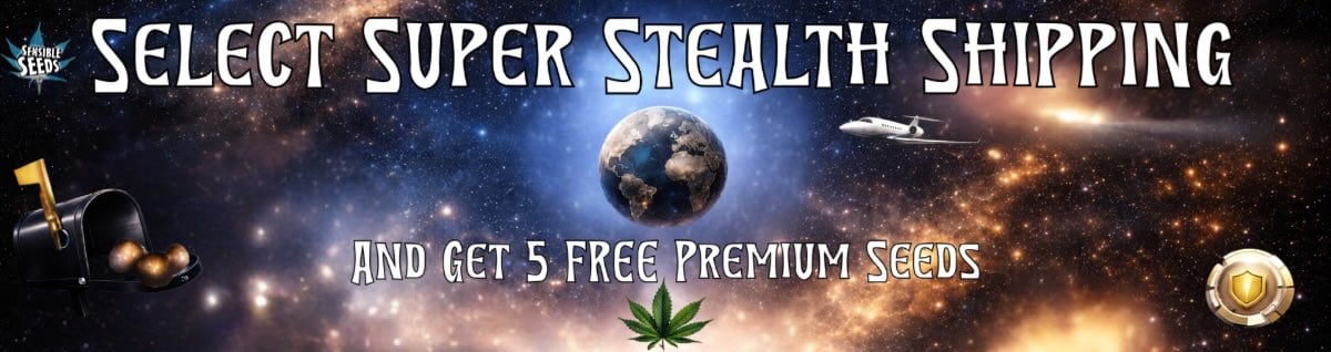 Free Cannabis Seeds with Super Stealth shipment