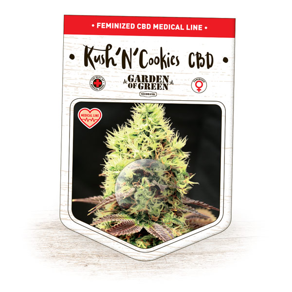 Kush’N’Cookies CBD – Feminized – Garden of Green Kush’N’Cookies CBD – Feminized – Garden of Green