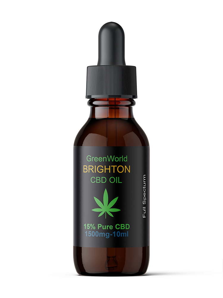 Greenworld Brighton CBD Oil - CBD Oil 15% (1500mg) 10ml