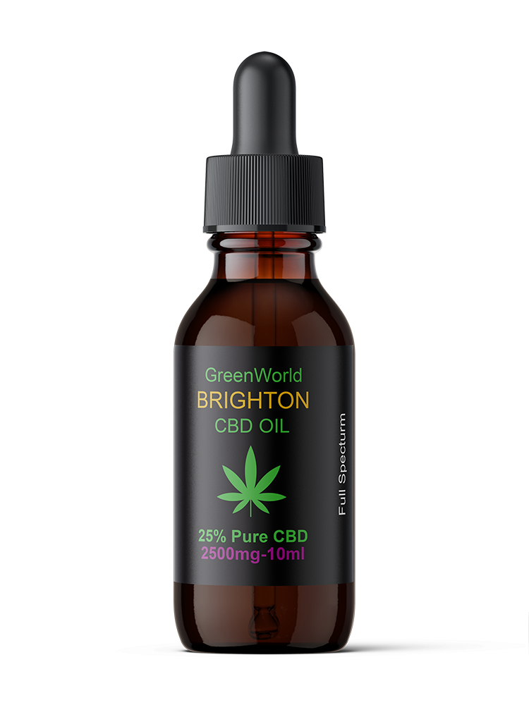 Greenworld Brighton CBD Oil - CBD Oil 25% (2500mg) 10ml