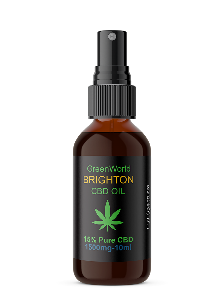 Greenworld Brighton CBD Oil - CBD Spray 15% (1500mg) 10ml